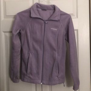 Lavender Columbia fleece jacket